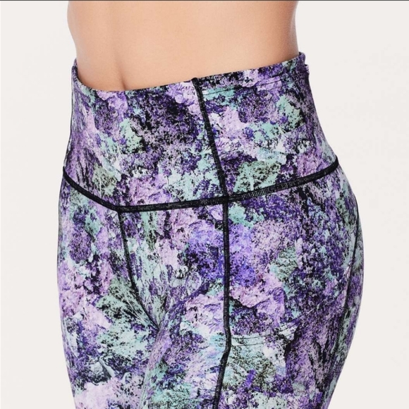 Lululemon fast & free crop II nulux 19" vivid vision - Picture 3 of 16
